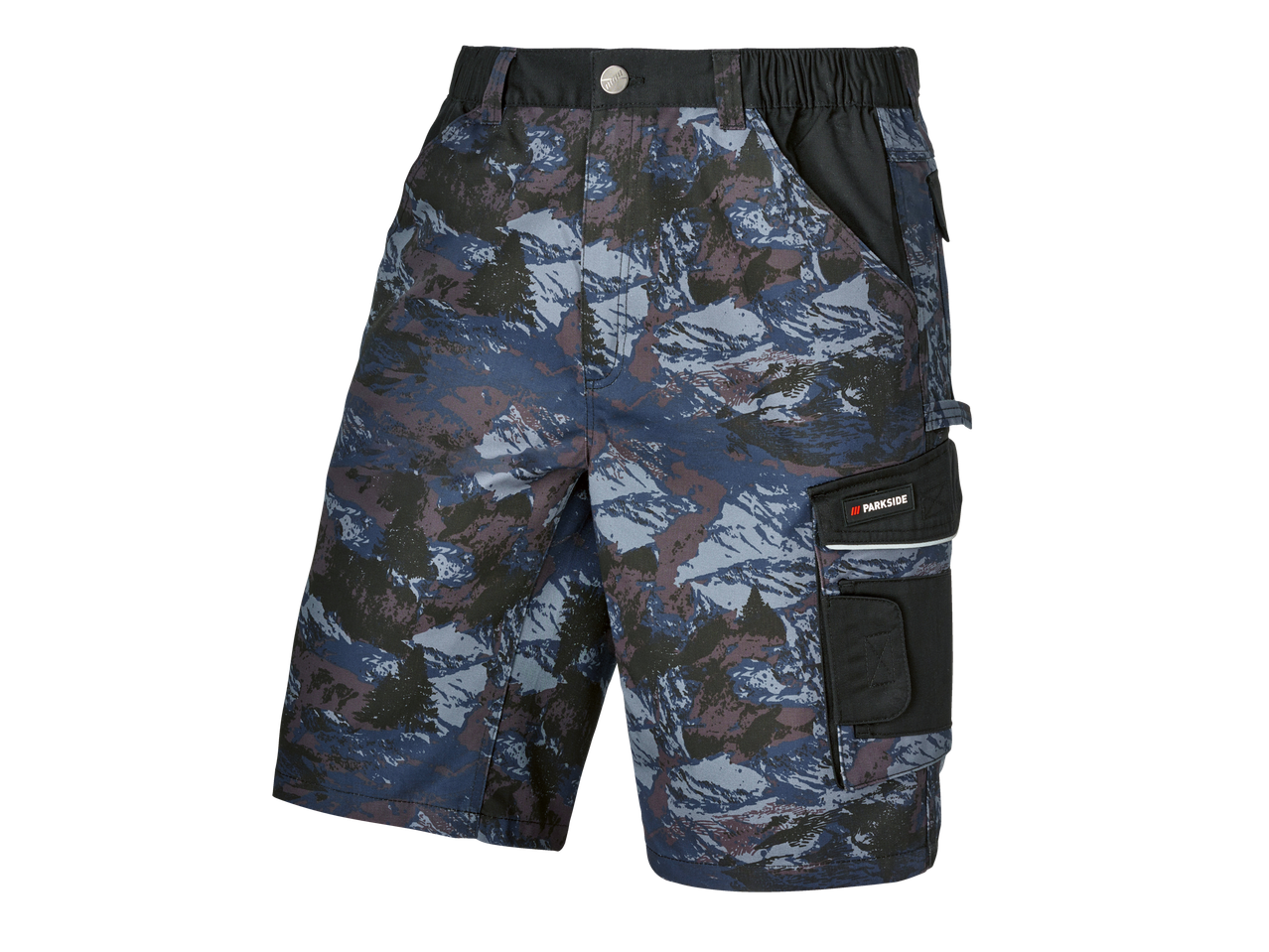 Parkside delovne hlače s kamuflažnim vzorcem.