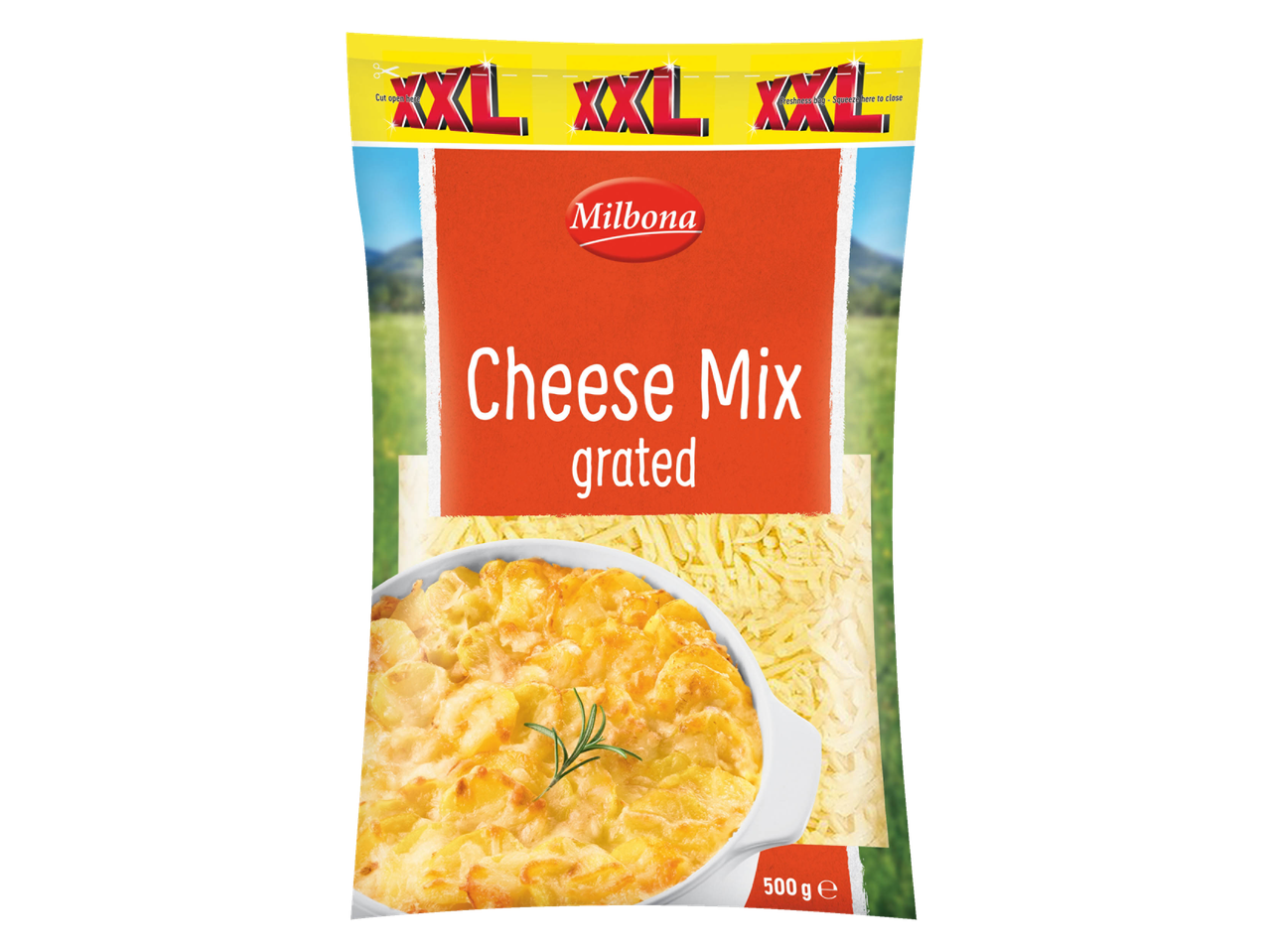 Milbona XXL geraspte kaasmix (500g)