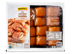 Tastino Mini worstbroodjes: 16 voorverwarmde broodjes om thuis af te bakken.