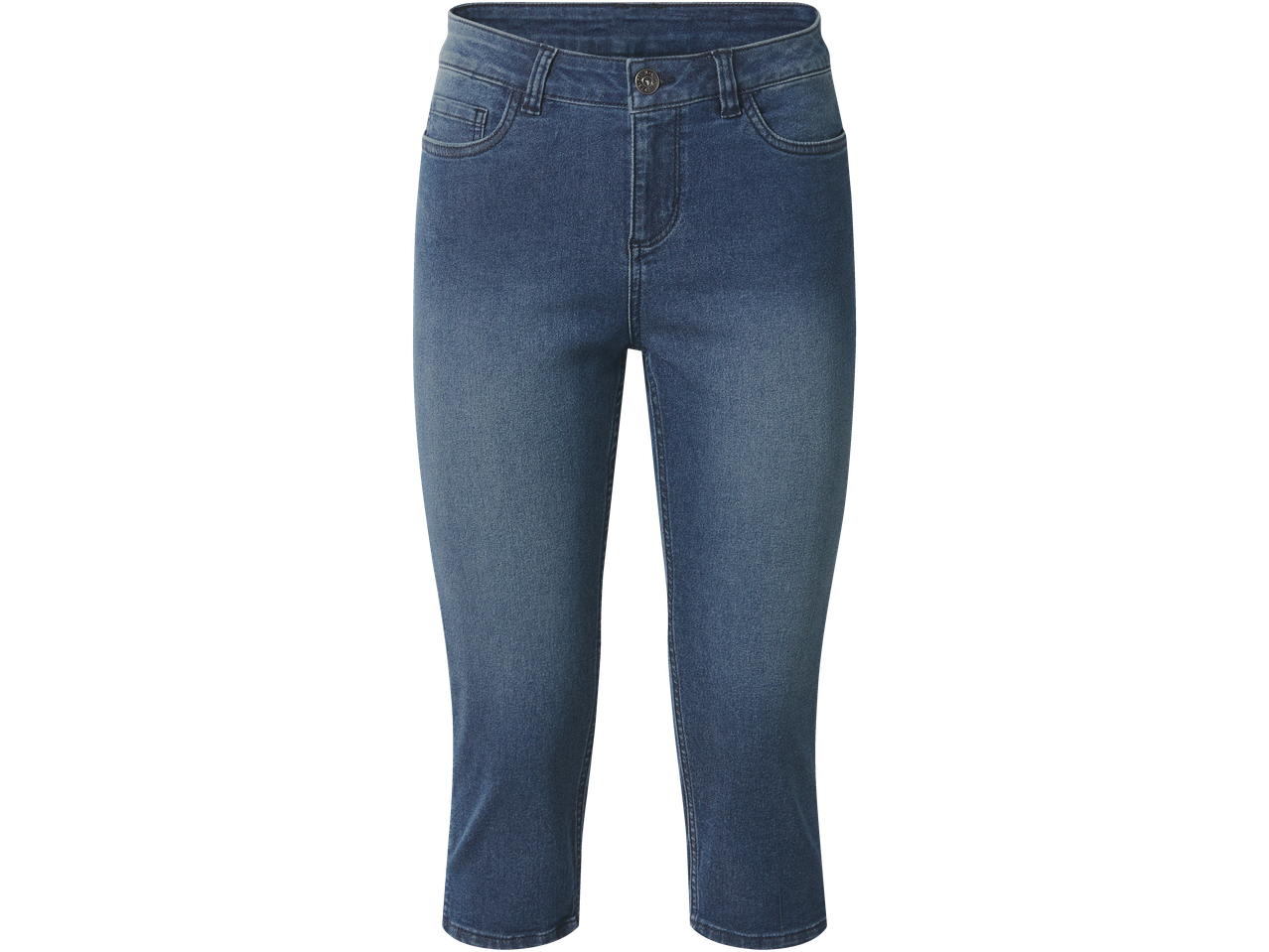 ESMARA ženske capri traperice u plavoj boji