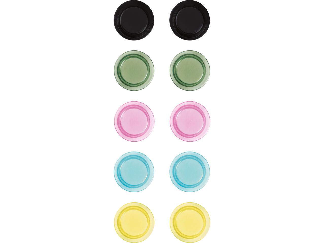 Eight colorful Magnets.