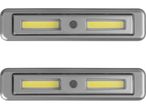 Две LED светлини с превключвател.