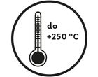 Do +250 °C