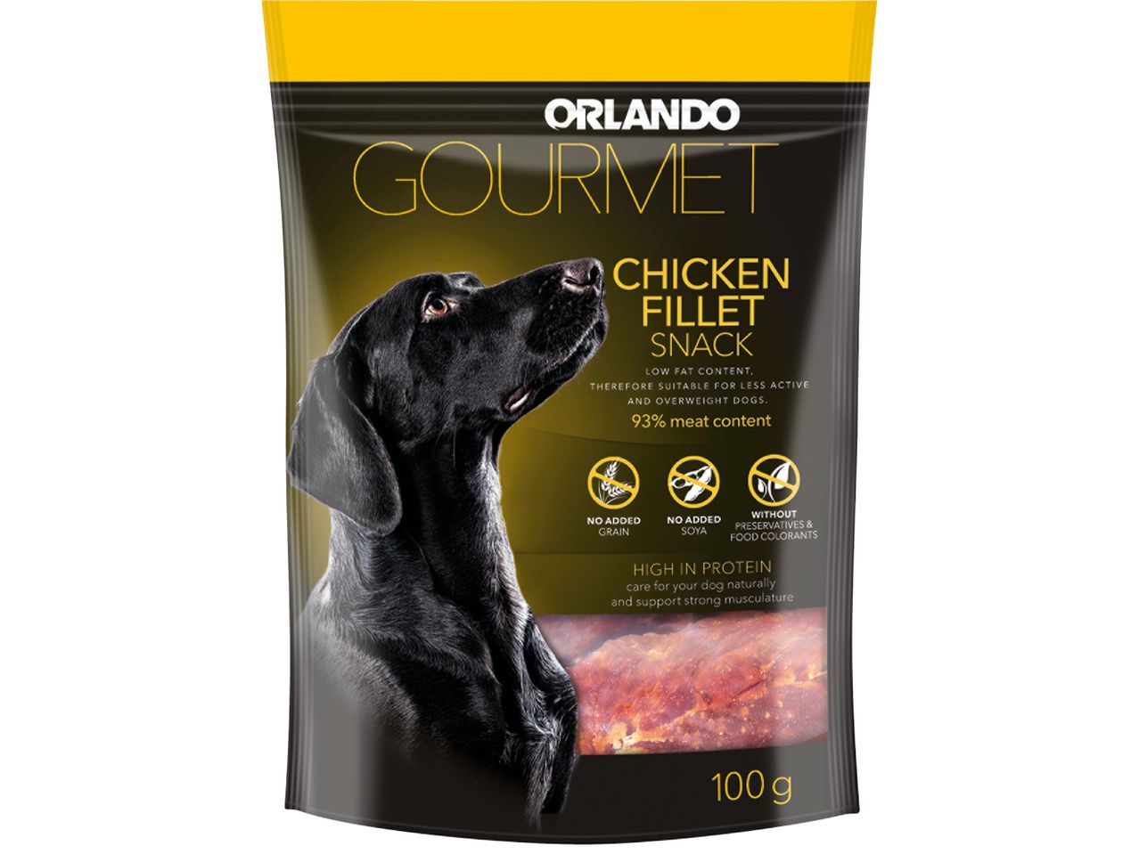Orlando Gourmet кучешки лакомства от пилешко филе (100 г)