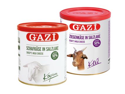 Gazi Schafkäse in Salzlake/Ziegenkäse