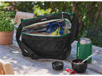 Bolsa térmica Parkside com garrafa térmica e recipientes para piquenique.