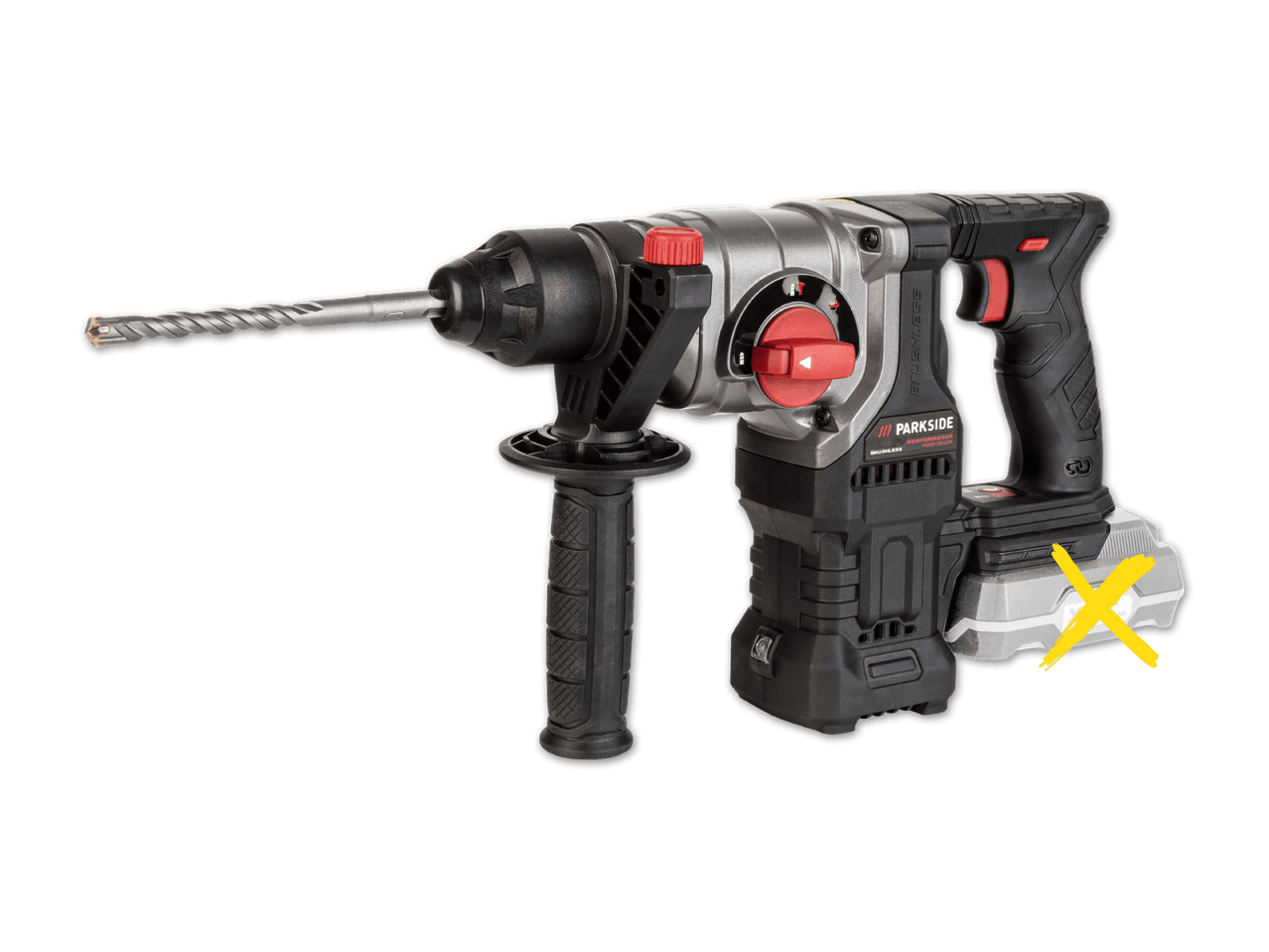 Ein Akku-Bohrhammer, ideal für Heimwerker und professionelle Anwendungen.
