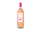 Fles rosé Pinot Grigio delle Venezie DOC wijn met een geïllustreerd etiket.