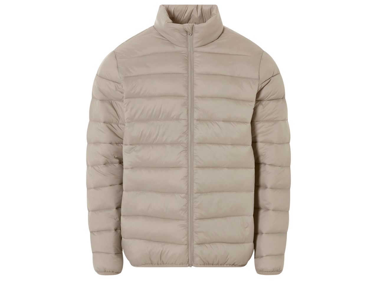 Бежово мъжко олекотено яке с цип Livergy®.