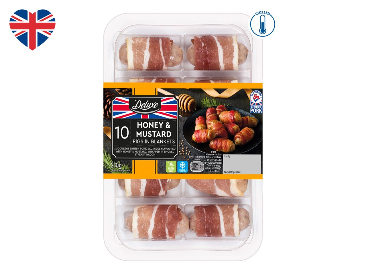 10 Honey & Mustard Pigs in Blankets