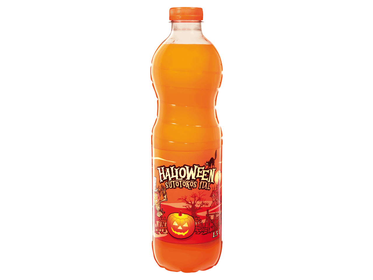 Halloween sütőtökös ital 1,5 l-es palackban
