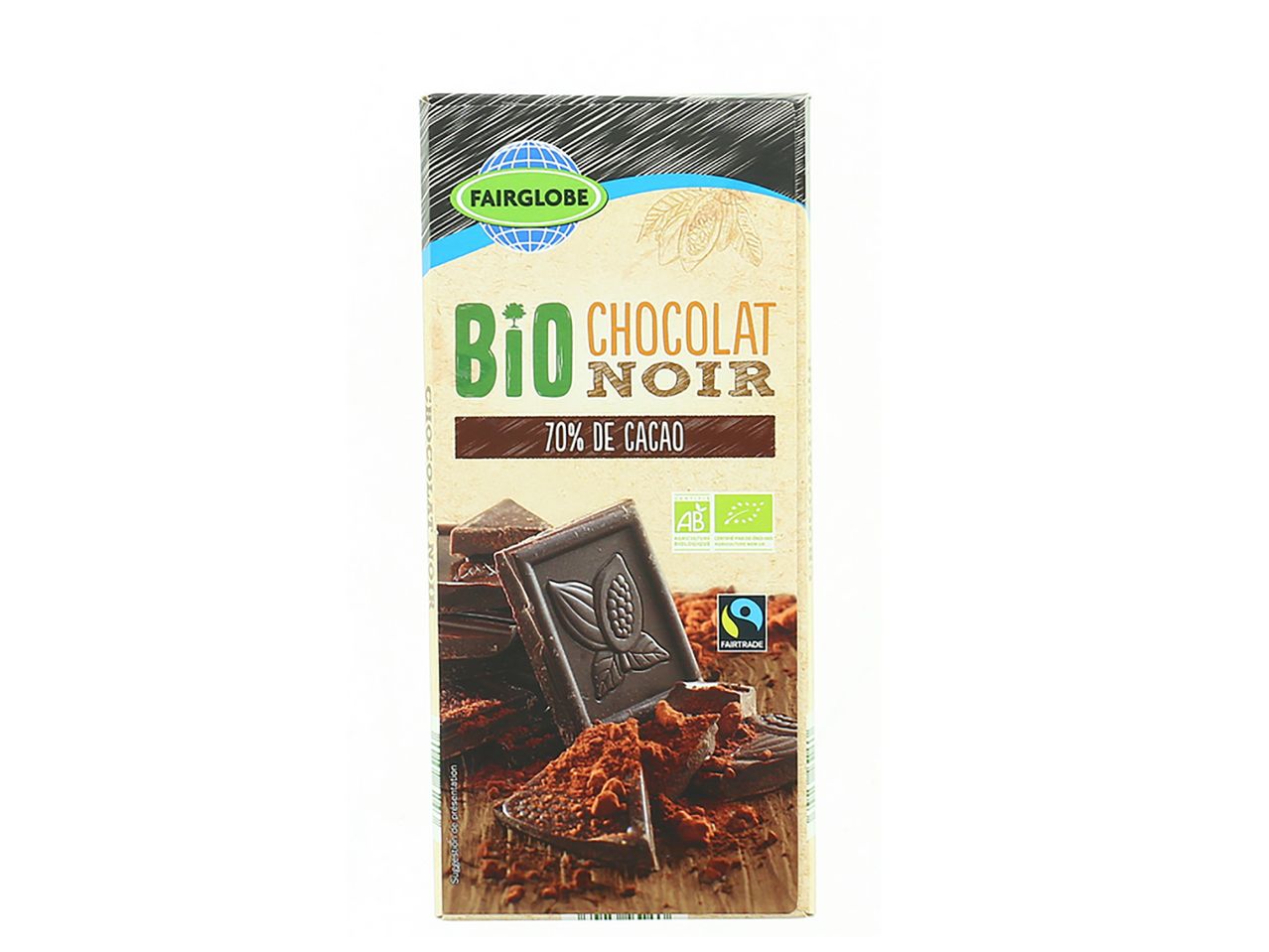 Chocolat noir Bio 70% en vente chez Lidl