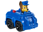 Paw Patrol žaislas: Mėlynas Chase automobilis su Chase figūrėle.