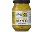Een potje De Smaak van Groningen Pittige Mosterd.