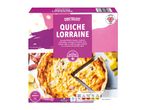 Chef Select Lorraine quiche, freezable, with bacon, cheddar and edam.