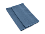 Blaues Waffeltuch, gefaltet