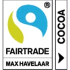 Fairtrade Max Havelaar Kakao-Siegel.