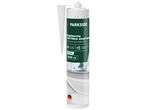 A white tube of Parkside acrylic sealant with a green label, featuring text in Italian and a 'Made in Germany' seal.