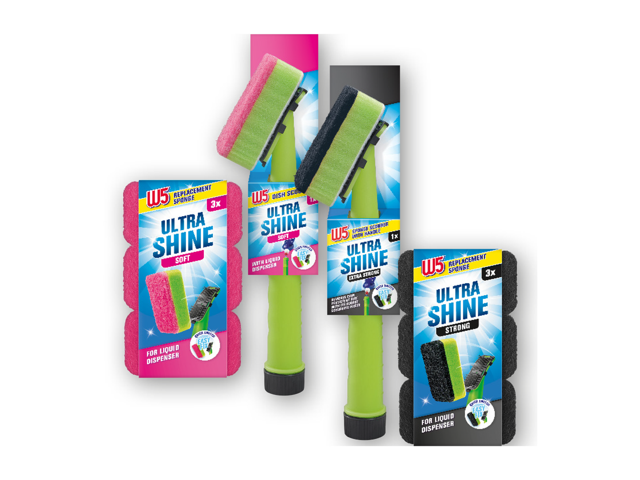 Spazzola lavapiatti o spugnette di ricambio