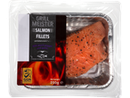 Fileuri de somon Grill Meister cu piper negru și usturoi, 250g.