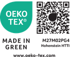 Πιστοποίηση Oeko-Tex, Made in Green, M27M02PG4, Hohenstein HTTI.