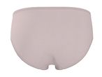 Back view of light pink women's briefs with visible stitching.