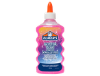 Elmer's roze glitterlijm 177 ml, afwasbaar en kindvriendelijk.