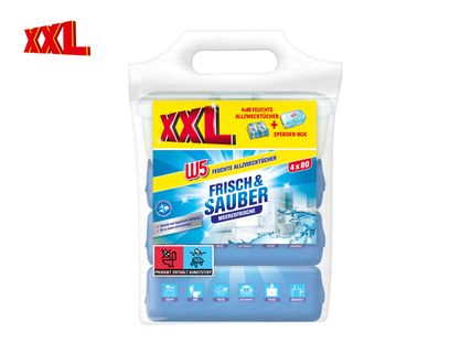 W5 Feuchte Allzwecktücher XXL