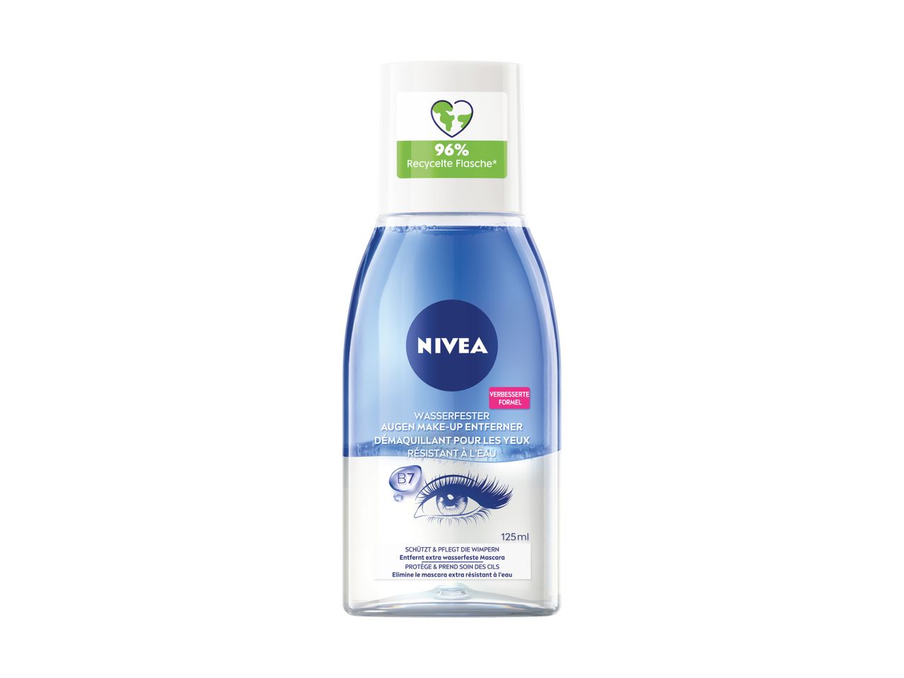 Démaquillant Nivea visage et yeux, soin hydratant.