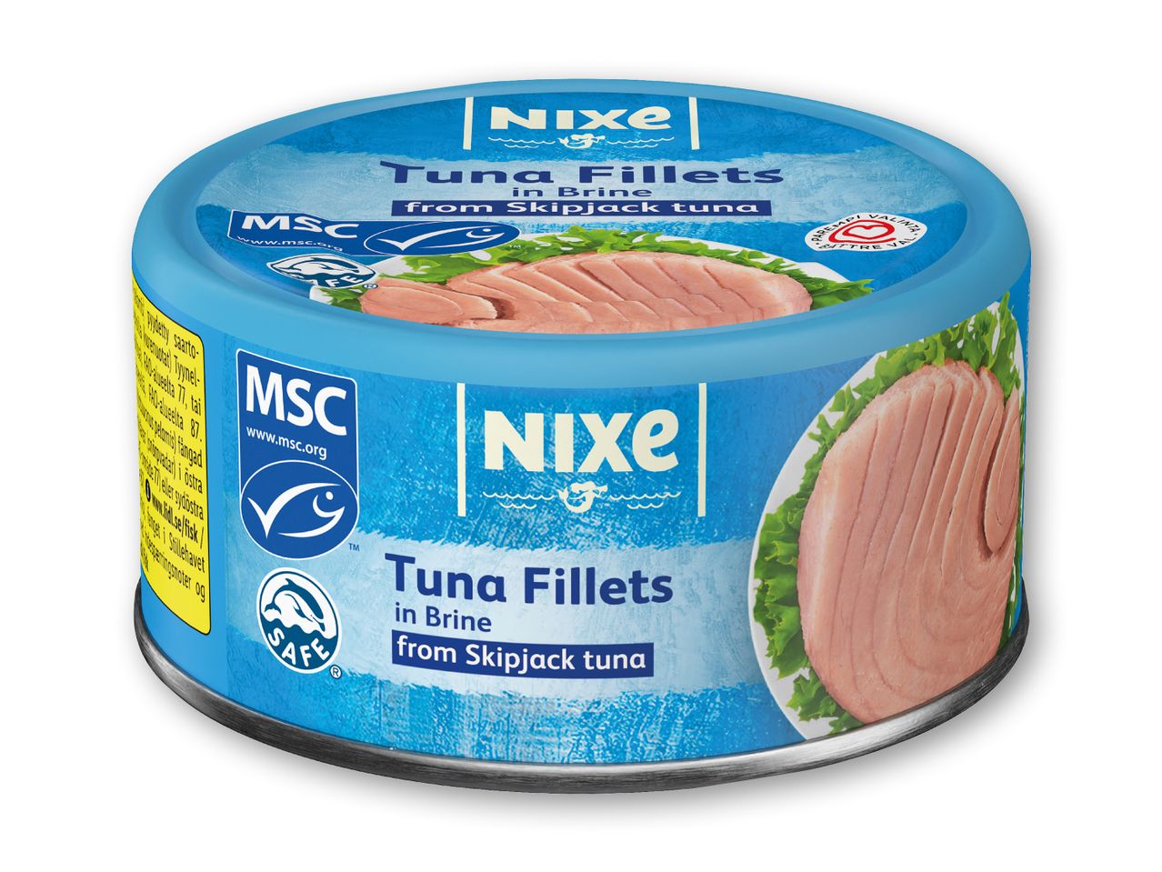 Nixe tunfilet i lage fra skipjack tun, MSC-certificeret.