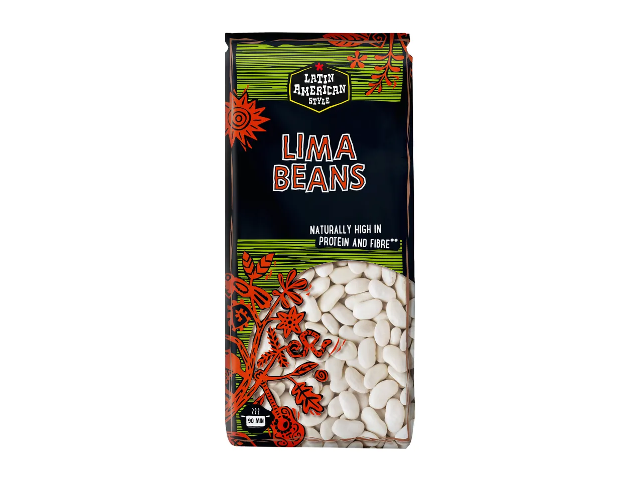 A bag of Lurpak Lima Beans.