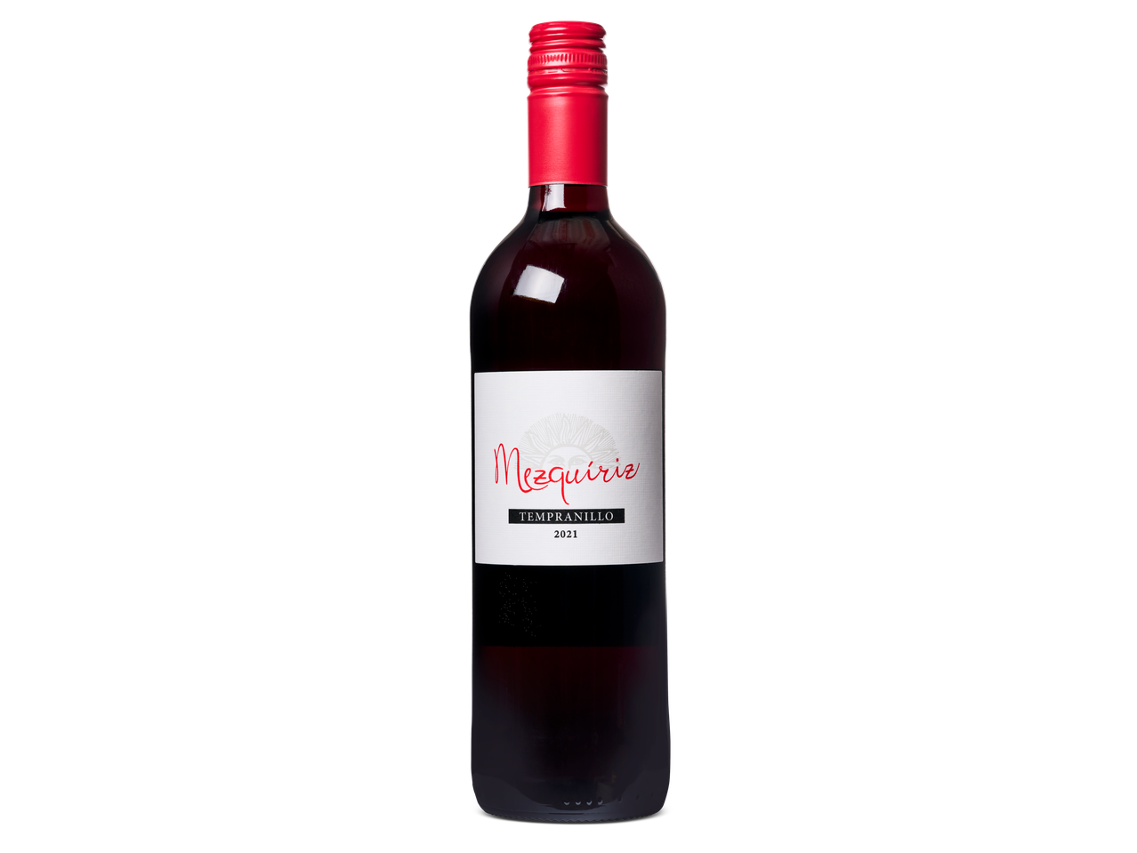 Mezquiriz Tempranillo rode wijn, jaargang 2021.