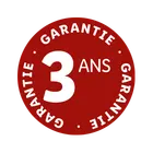 Garantie 3 ans.