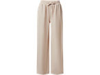 Bežaste široke hlače iz bombaža.