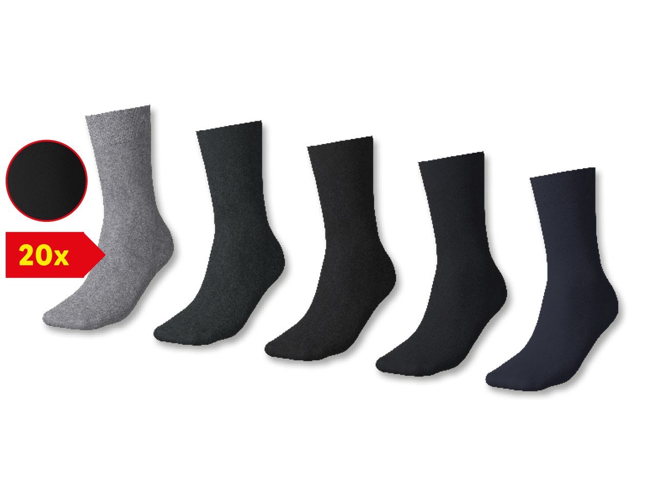 Calze da uomo, 20 paia
