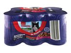 6 cans Coshida cat food, succulent chunks in gravy.