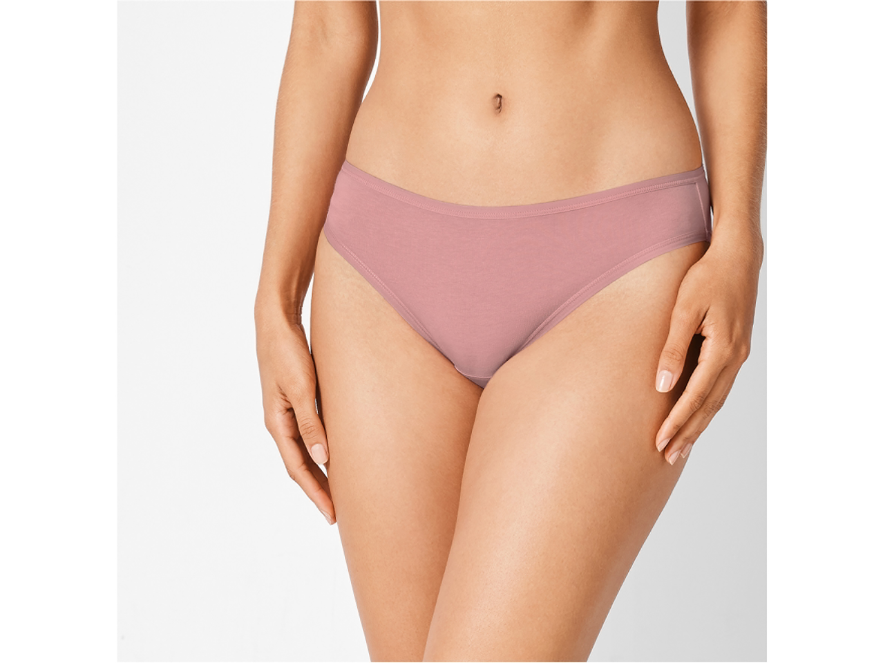 Chiloți Sloggi din bumbac, roz pudră.