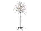 LIVARNO home LED Light Tree with warm white blossom lights on a black stand.