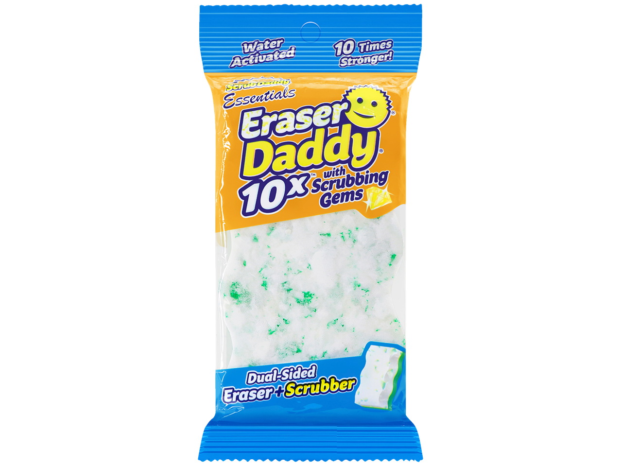 Eraser Daddy 10x schuurspons met schuurkristallen.
