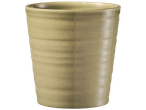 Light green ceramic cup.
