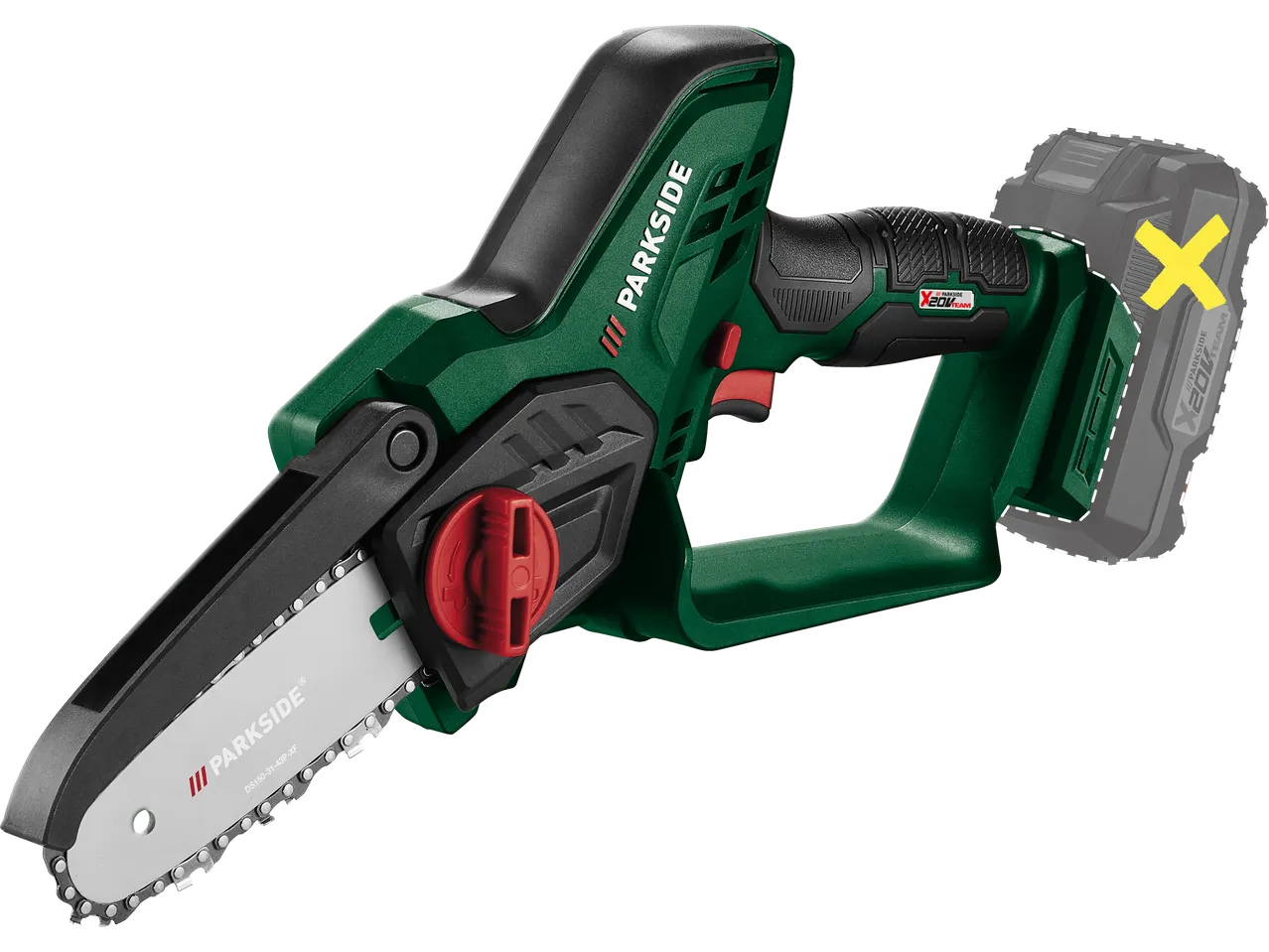 Parkside® 20 V akkus bokorvágó
