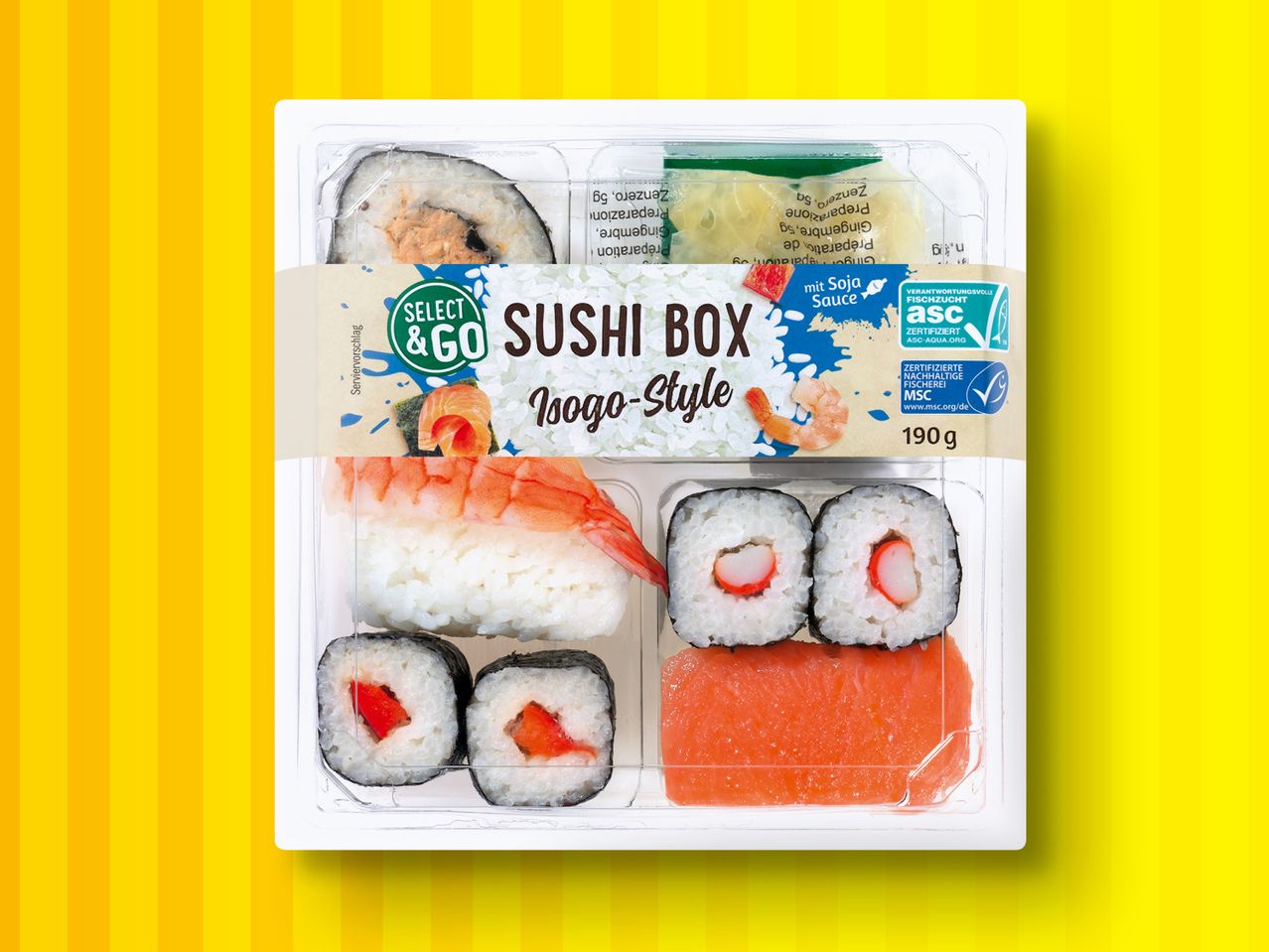 ASC/MSC Go Box Sushi & Select