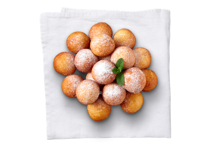 Varškės spurga su cukraus pudra, skirtas 1, 2 x 50 g