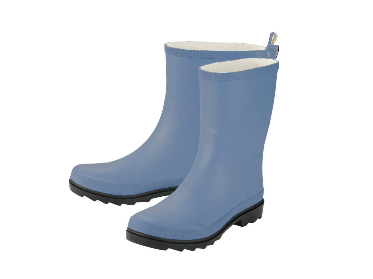 Parkside® Ladies' Wellington Boots in light blue with white lining and black soles
