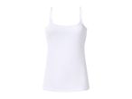 White women's camisole with spaghetti straps
