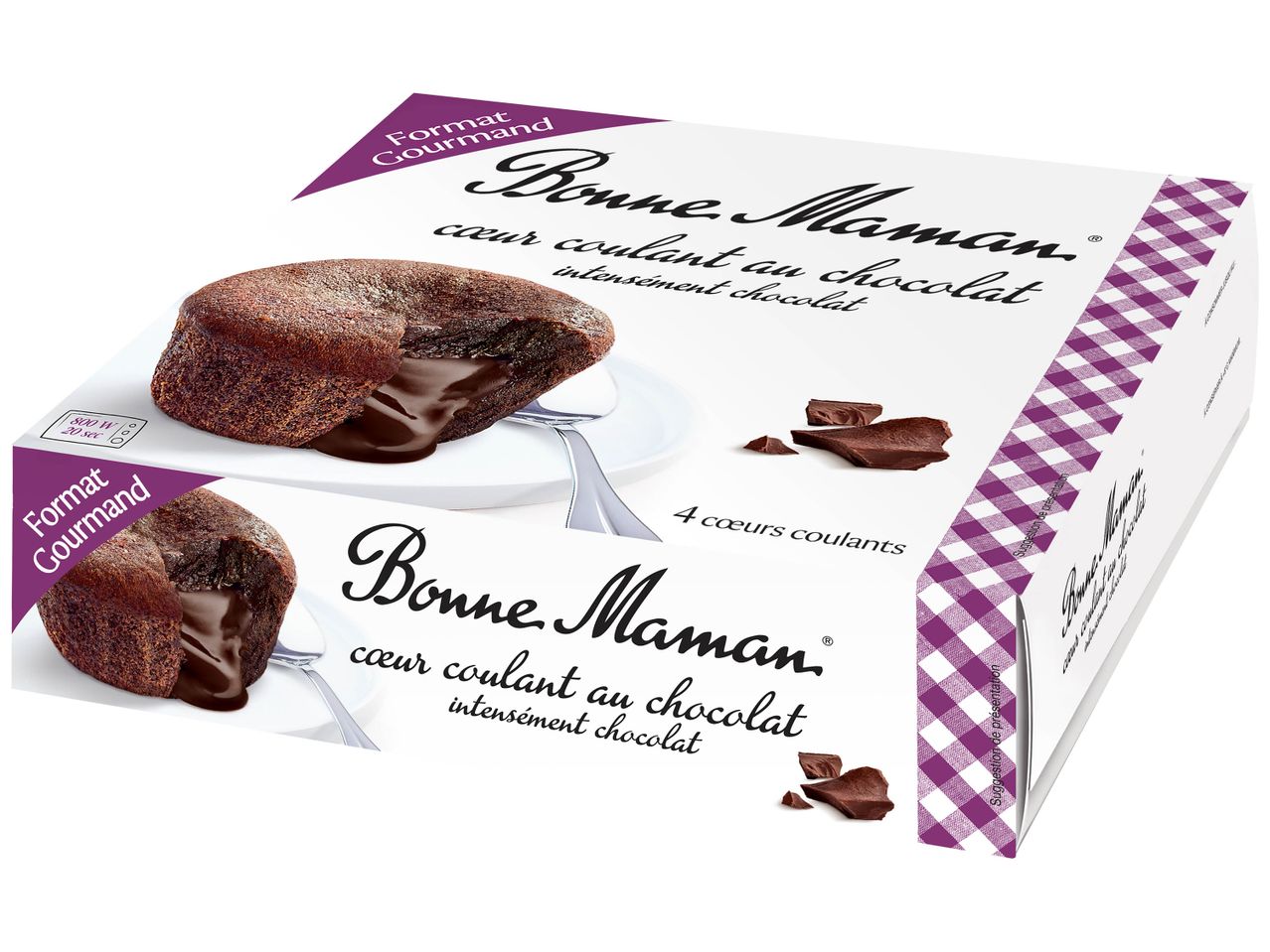 Bonne Maman cœur coulant chocolat