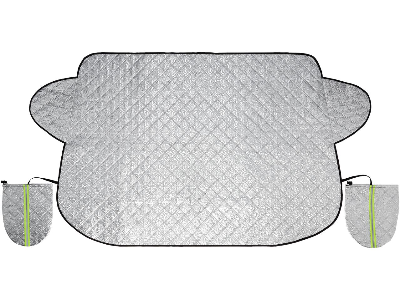 Ultimate Speed® sidabrinė, dygsniuota automobilio lango apsauga