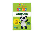 Jogo Panda 'Joga e Aprende com Cartas: Animais' para idades 3-5, da Porto Editora.