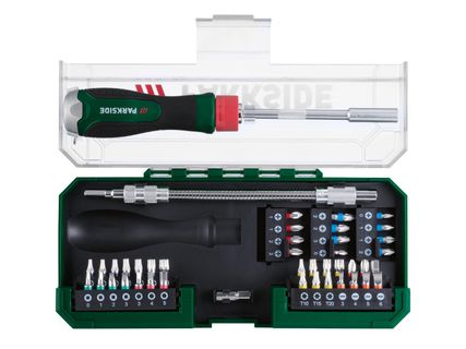 Racsnis csavarhúzó-bitkészlet