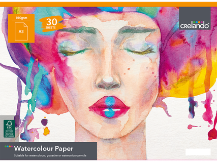 Akvarellpapír / vázlattömb